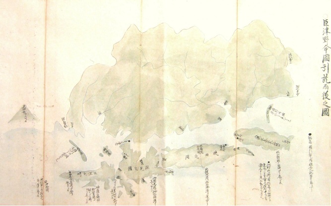 古事記おじさんの日本のはじまり探し - 資料No.2「出雲国風土記・国引き神話の図」